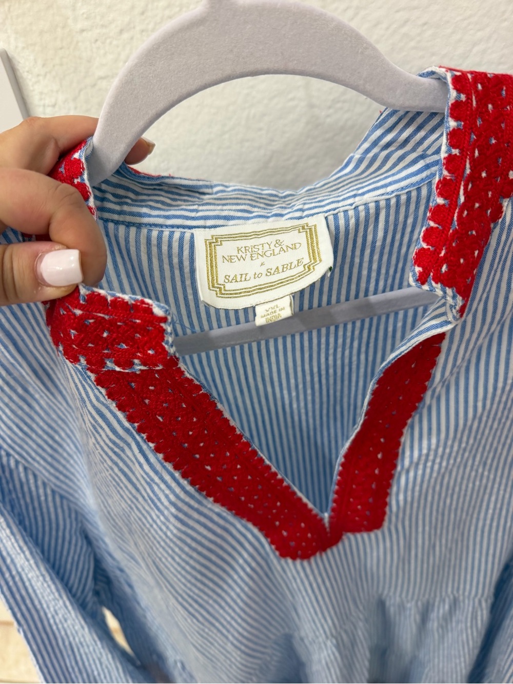 NEW Sail to Sable The Chatham Seersucker Fit & Flare Dress - Picture 12 of 13
